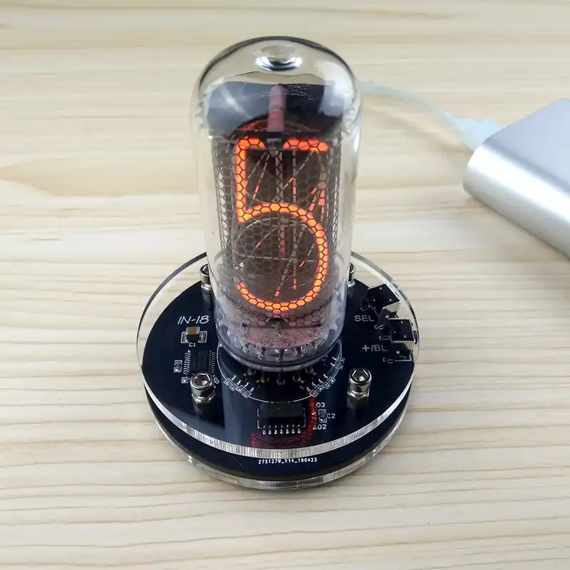 Single tube IN 18 glow clock nixie clock AliExpress