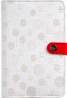 Macaron новые милые офисные школьные спиральные блокноты канцелярские товары, конфеты Личная папка еженедельник ежемесячный Органайзер A5A6 - Цвет: gray dots red button