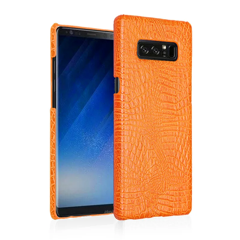 Чехол для Samsung Note 8 Note8 чехол из искусственной кожи с крокодиловой текстурой +