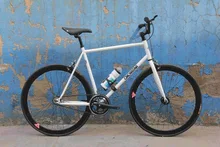 52CM frame road Bicycle Fixed Gear Bike DIY Complete 24 speed Road Bike, Retro frame plating frame
