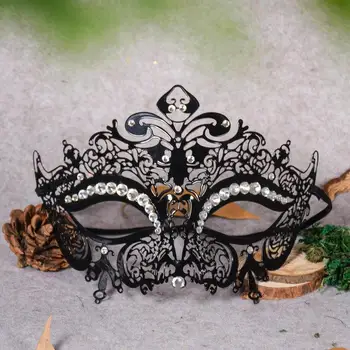 

1Pc Sexy Mysterious Women Lace Eye Mask Gothic Black Nightclub Dance Party Mask Multi-Use Masquerade Party Formal Mask Costume
