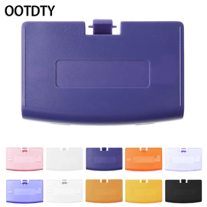 OOTDTY Games Accessories Case Battery Cover Case Back Door Lid Replace For Nintendo Gameboy Advance GBA Console