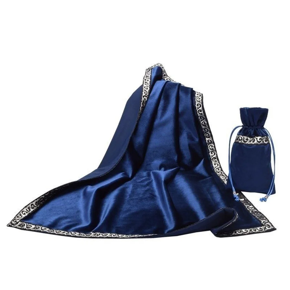 

5 Altar Tarot Cards Bag Party Table Cloth Board game Tablecloth Divination Wicca Velvet Tapestry Vintage Retro Black Purple Blue