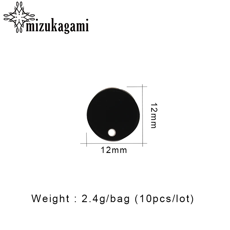 14 мм 12 мм 10 шт./лот акриловые серьги-гвоздики с квадратными кристаллами; Цвет Черный; обувь на плоской подошве с Круглое основание Серьги Разъем набор «сделай сам» для украшения серьги ювелирные изделия аксессуары