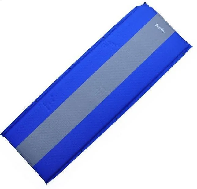 190*60*5 см Автоматическая Надувные Кемпинг мат, палатка спальная кровать, надувные матрасы, 1700 г, синий или оранжевый для выбора - Цвет: blue grey