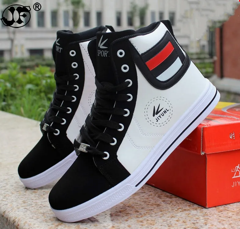 2019 Men Shoes Spring Fashion Boots Man High Top Lace Up Casual Shoe Chaussure Hjm89 huismerk kopen in de aanbieding 2019 Men Shoes Spring Fashion Boots Man High Top Lace Up Casual Shoe Chaussure Hjm89 huismerk kopen in de aanbieding