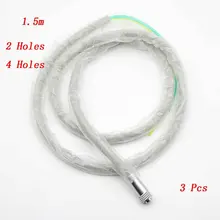3 Pcs Dental Handpiece Hose Silicone Tubing High Speed Handpiece tube Without Connector Silicone Pipe