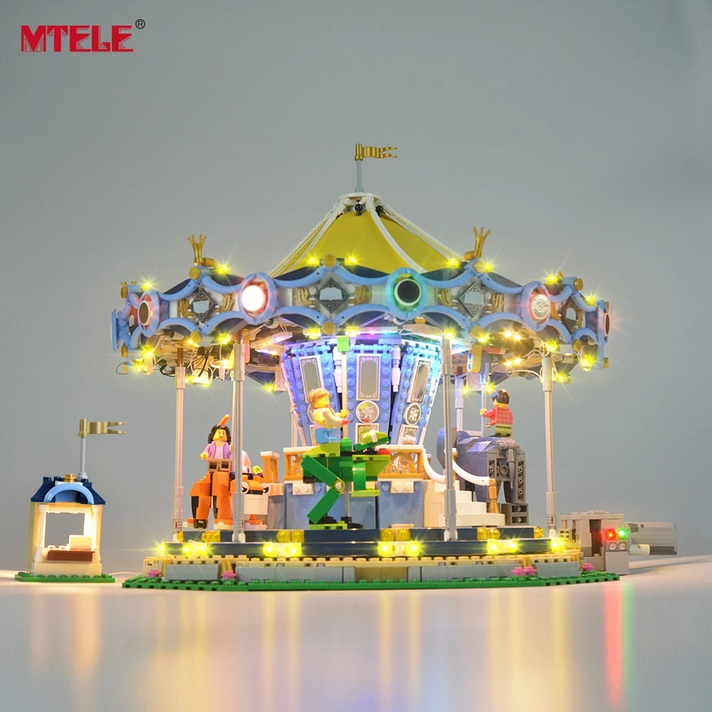 YEABRICKS Led Light Kit for 10257 Expert The New Carousel Compatible With 15036 (NOT Include The Model)