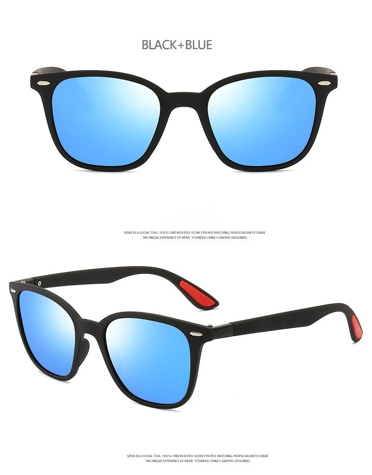Поляризованные очки Aoron Для мужчин дизайнерские ретро классический мужской езды на автомобиле, солнечные очки, классические, Для женщин модные влияние UV400 Gafas - Цвет линз: 6