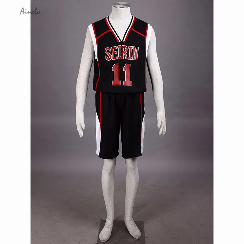 Ainclu Бесплатная доставка Униформа Kuroko no Basket Tetsuya No.11 Мужская баскетбольная майка