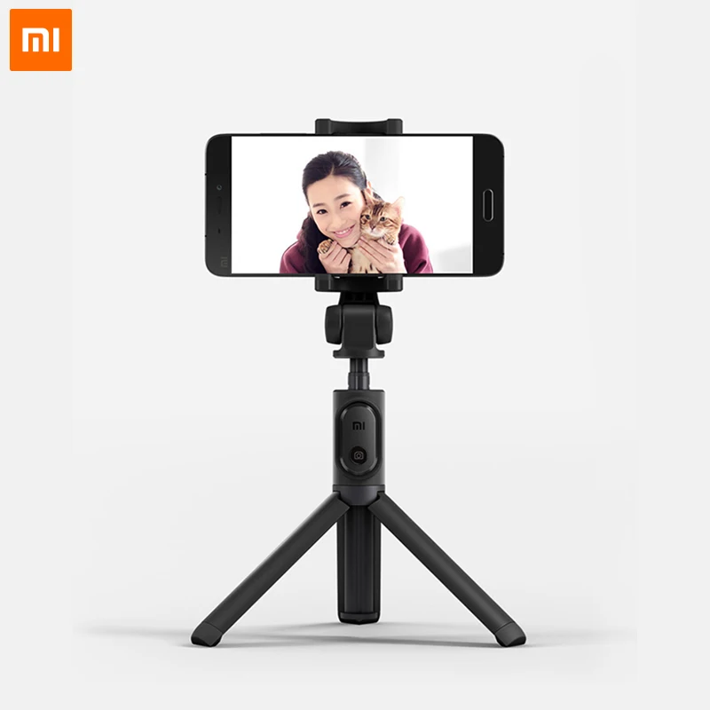Оригинальный Xiaomi Mi складной штатив селфи палка Bluetooth с беспроводным затвором для