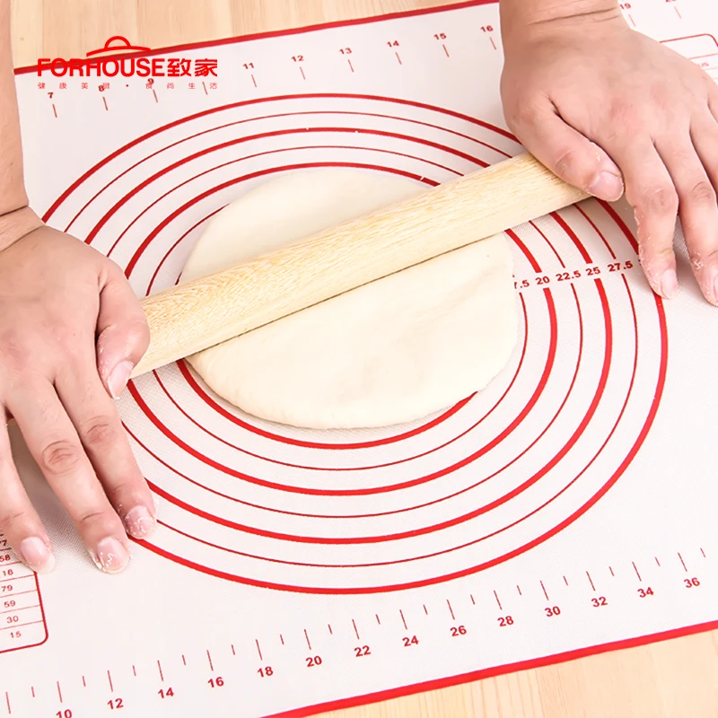 

Silicone Baking Mats Pastry Boards Rolling Mat Foldable Pad Cookie Non-stick Kneading Bakeware Utensils Mat