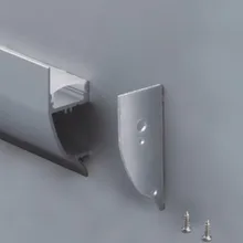 2 м/шт. 50 м/лот алюминиевый профиль Китай радиатор, бар алюминиевый профиль светодиодный полосы Бар, анодированный матовый