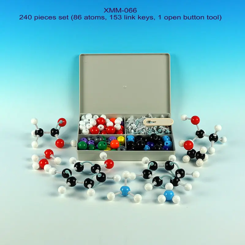 

Free Shipping XMM-066 240-piece set Molecular structure model Molecular model Chemical model atom molecular model