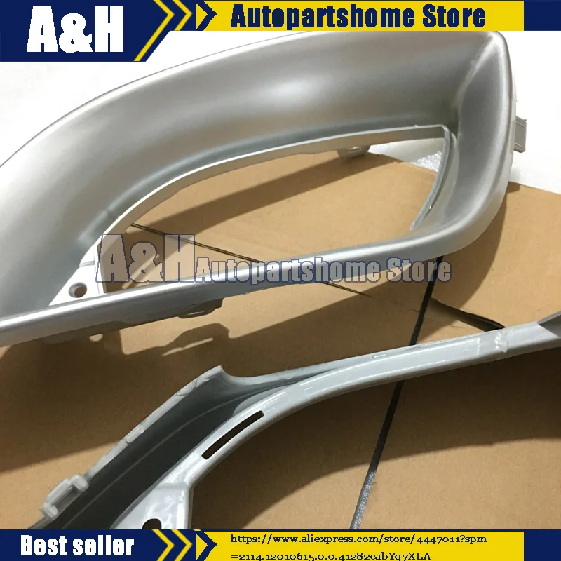 Противотуманная фара для Mercedes W251 R300 R320 R350 2005 2007 серебристо серая рама радиатора 2