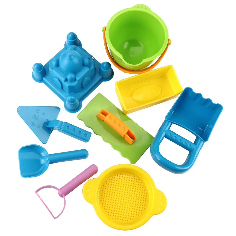 HAPE Sand Sandbeach Beach Toys Kids Summer Gift Spade Shovel Rake Water Tools Children Outdoor Play 9PCS/Set HAPE Sand Sandbeach Beach Toys Kids Summer Gift Spade Shovel Rake Water Tools Children Outdoor Play 9PCS/Set