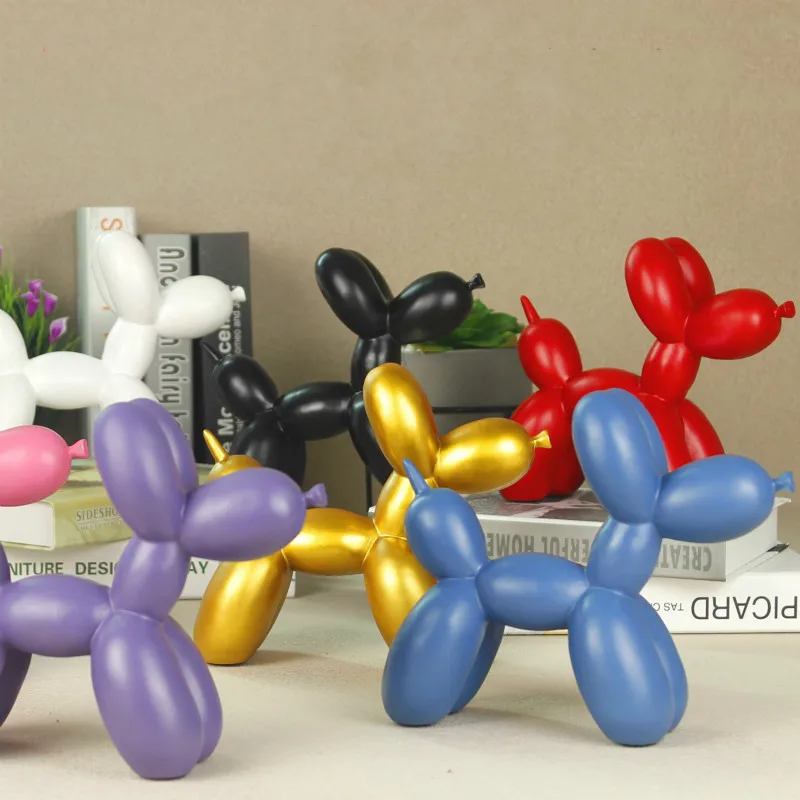 

Balloon Dog Statue Resin Decoration Modern Fashion Simple Statue Home Decoration Accessorie Animal Statue Resin Abstract Statue