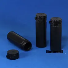 300 шт/партия емкость 50 мл пластиковая PE черная бутылка с разрывная Крышка для крышки sule медицинский порошок конфеты упаковка