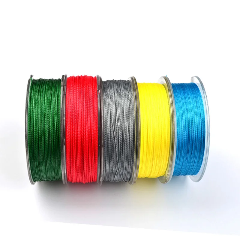 4 Strands 100M Fishing Braided Multifilament Fishing Line Available 6LB 100LB PE Fishing Line