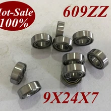 2 шт. ABEC-5 миниатюра высокого качества шарикоподшипник 609ZZ 609Z 609 ZZ 609-ZZ 9X24X7 мм 9*24*7 мм для NSK FAG NTN SKF KOYO машина
