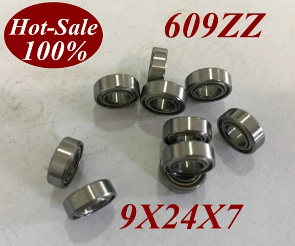 

2Pcs ABEC-5 High Quality Miniature Ball Bearing 609ZZ 609Z 609 ZZ 609-ZZ 9X24X7 MM 9*24*7 MM For NSK FAG NTN SKF KOYO machine