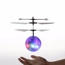 Recommend Induction Fly Flash Ball Toys Remote Control RC Helicopter Flying Quadcopter Drone Kids Toy Fairy Doll Best Gifts