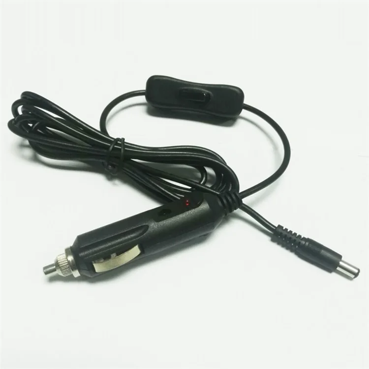 2m Car Charger Plug to DC5.5*2.1 Plug Quick Connector 5A/2464/20AWG