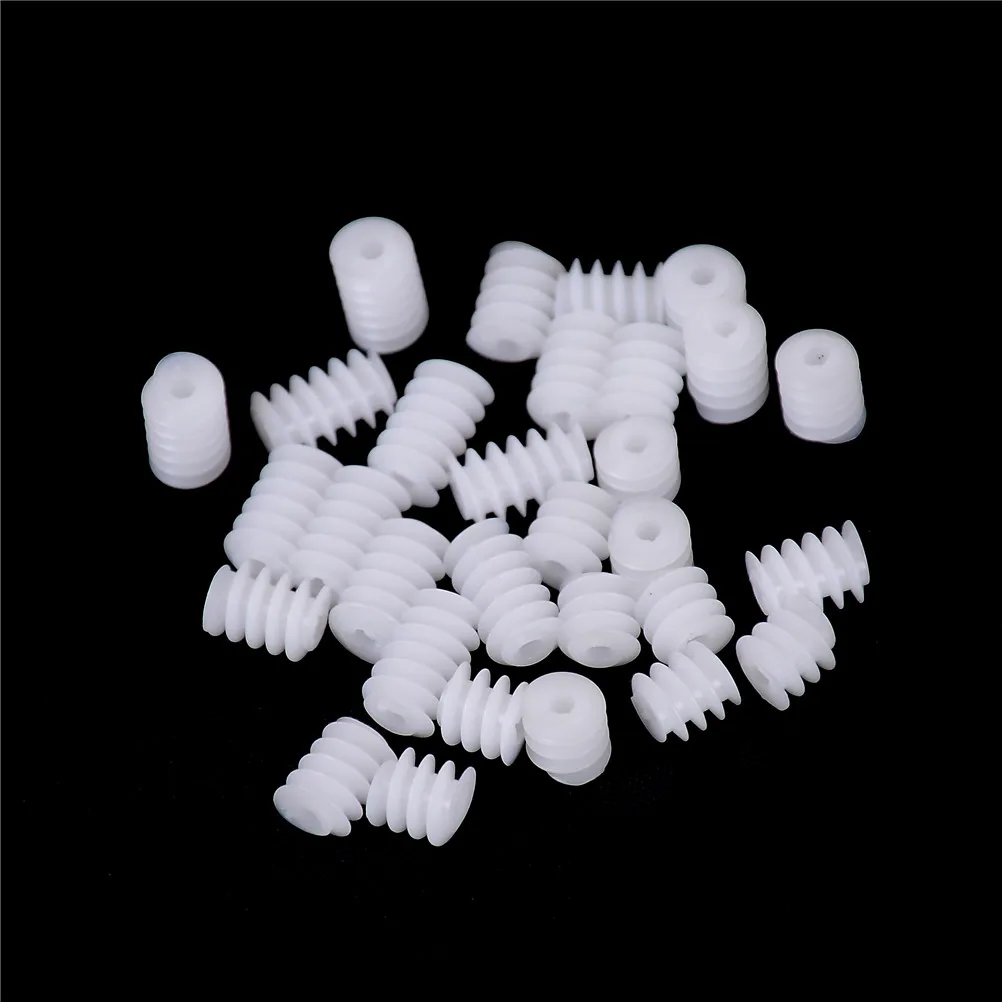 10pcs NEW 6*8mm 2mm Aperture Plastic Worm Gear for DIY Toy Accessories Wholesale|Tool Parts| - AliExpress