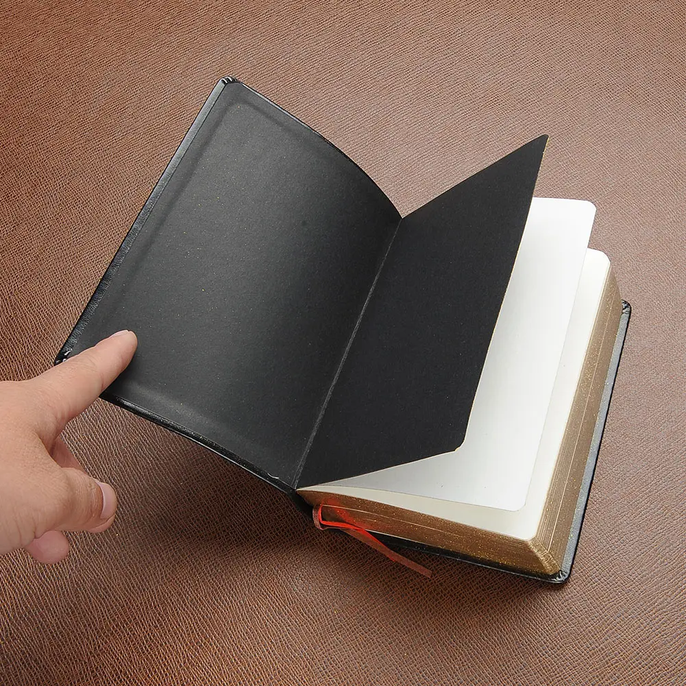 Ретро Кожаный чехол для блокнота Jotter пустые страницы дневник книги и книги& Журнал дневники