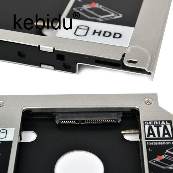 15 шт. 9,5 мм Дополнительный жесткий диск HDD Caddy 2nd SATA 2," SSD жесткий диск SSD HDD корпус для Apple Macbook Pro A1278 A1286 A1297 компакт-дисков Встроенная память Bay