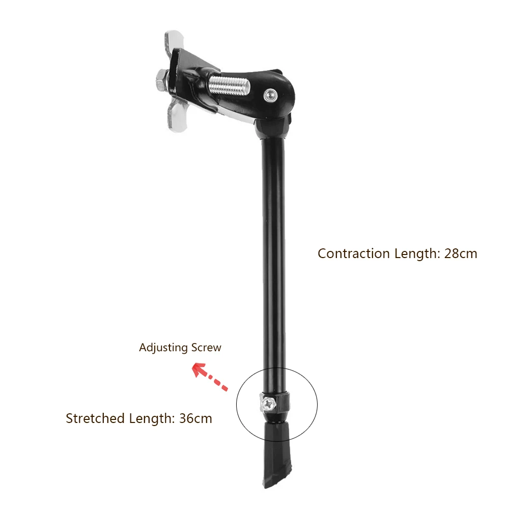 Adjustable Bicycle Kickstand Parking Rack MTB Road Bike Support Side Kick Stand Holder Foot Brace Bicycle Accessories