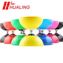 10 цветов Diabolo подшипник игрушки профессиональный набор Diabolo упаковка с веревкой мешок Китай