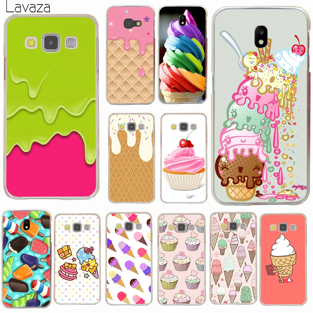 

Lavaza Melt Ice cream Cream Fancy Rainbow Swirl Case for Samsung Galaxy J6 J3 J1 J2 J5 2015 2016 J5 Prime J7 2017 EU US Version