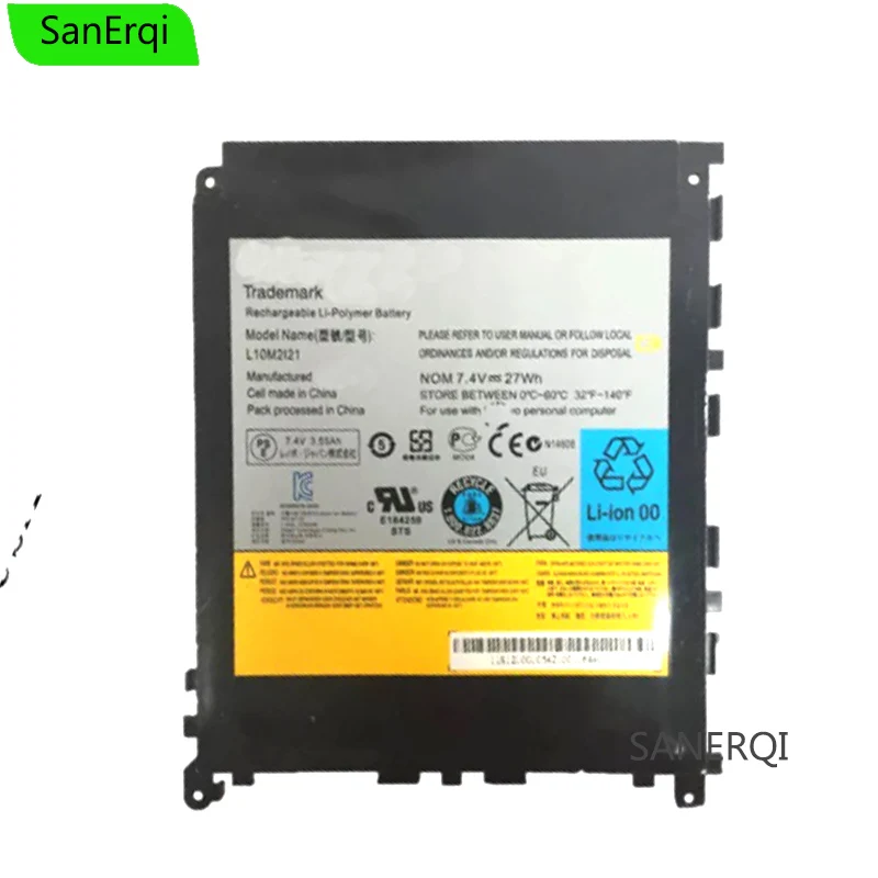 Для Lenovo Tablet PC Y1011 батарея 21CP5/57/128 7 4 V 27WH L10M2I21 высокое качество SanErqi | Мобильные