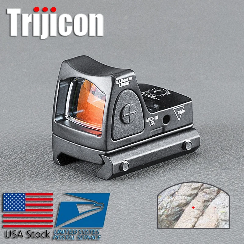 

Trijicon Real New Arrival Rifle Dot Trijicon RMR Dot Sight with Logo Hunting Shooting Tactical Free Shipping