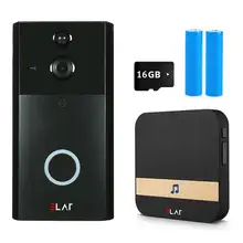 ELAF HD Wireless doorbell Camera Low Power Video Door Phone Smart Remote Monitoring IR Night Vision Home Security IP Doorbell ELAF HD Wireless doorbell Camera Low Power Video Door Phone Smart Remote Monitoring IR Night Vision Home Security IP Doorbell