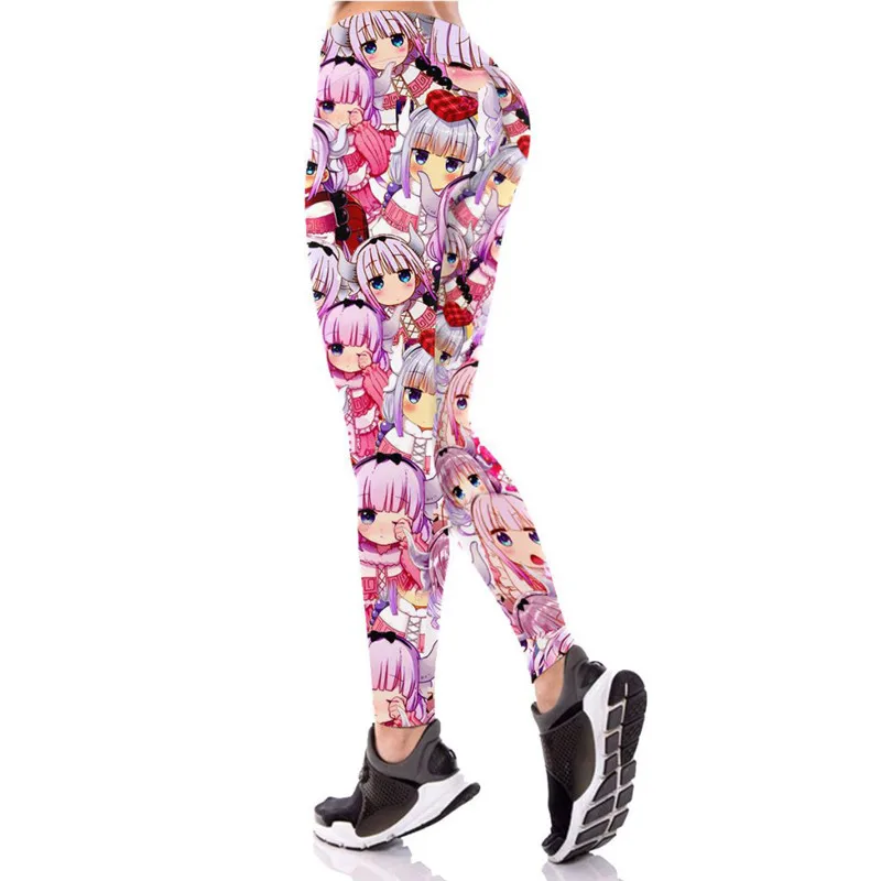 Anime Idol Leggings Wife Exercise Fitness Punk Rock Female Pants Zero Two Workout Jogging for Women Leggings Kanna Kamui Pants