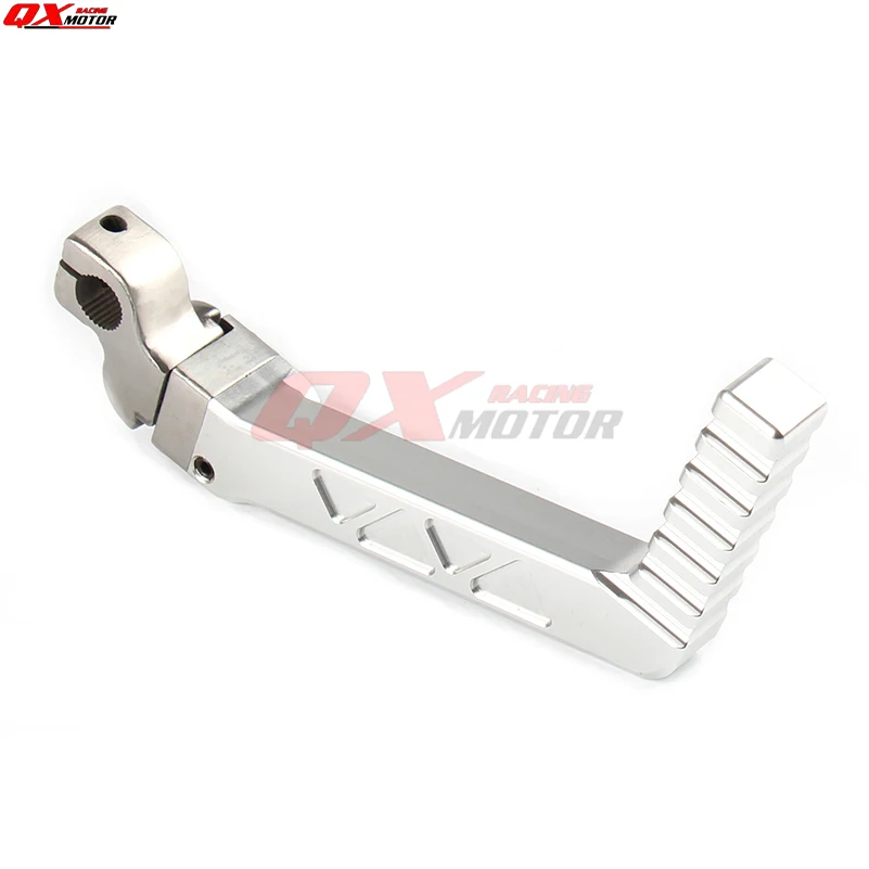 13 мм CNC кованые стартер рычаг педаль серебро ДЛЯ CRF BBR KLX TTR 50 70cc 110cc 125cc YX LF двигатель Грязь велосипед ямы Запчасти