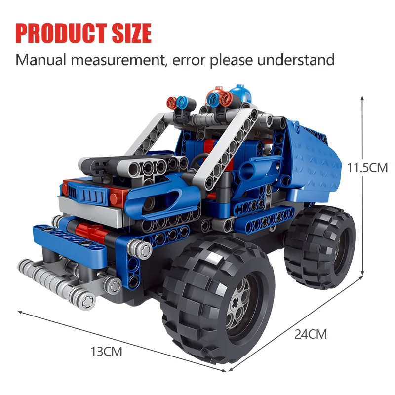 Technic City Radio Control RC синий внедорожник строительные блоки совместимые с
