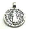 Newest 30mm 316L Stainless Steel Saint Benedict of Nursia CSPB CSSML NDSMD Christianity Catholic Church Jesus Pendant 5