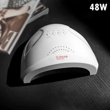 SUNone УФ светодиодный гель-лампа Сушилка для ногтей для отверждения всех УФ-ногтей 48 Вт автоматическая Сенсорная лампа для полировки ногтей машина для гель-лака инструмент для ногтей