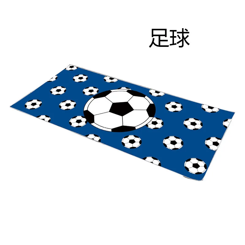 Football 150*75 см банные полотенца из микрофибры, тканевое полотенце с принтом в виде футбольного мяча, Бейсбольного мяча, банное полотенце для ванной, модное полотенце-шаль - Цвет: Football