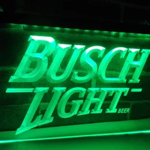 LE088-Busch lite пивной винтажный клубный бар светодиодный неоновый свет вывеска домашний декор ремесла