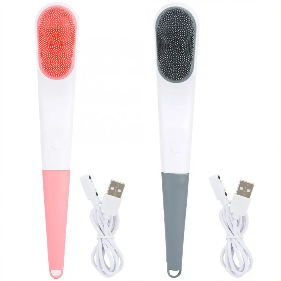 Электрическая щетка для душа, электрическая купальная щетка, водонепроницаемая Вибрирующая щетка для тела для душа, Очищающая щетка для ухода за телом