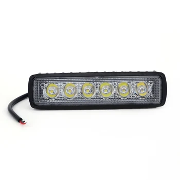 

6LED Work Light Bar Spot Lights For Driving Lamp Offroad Car Truck SUV 18W 800LM