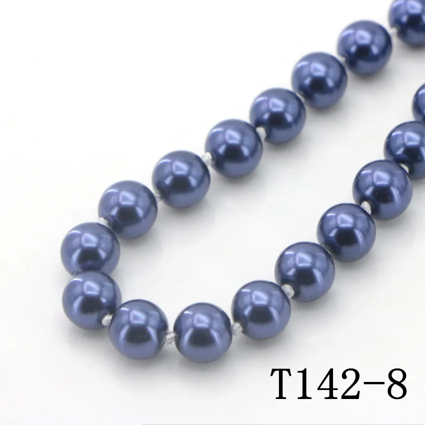Natural pearl necklace, South China baroque pearl mother's gift jewelry necklace 925 silver pure gold necklace (45)
