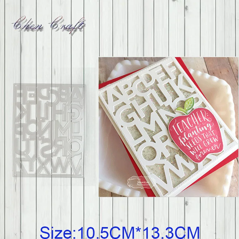 

Alphabet Soup Cutting Piate Metal Cutting Dies cut die Scrapbooking Album Paper DIY Card Craft Embossing Die Cuts