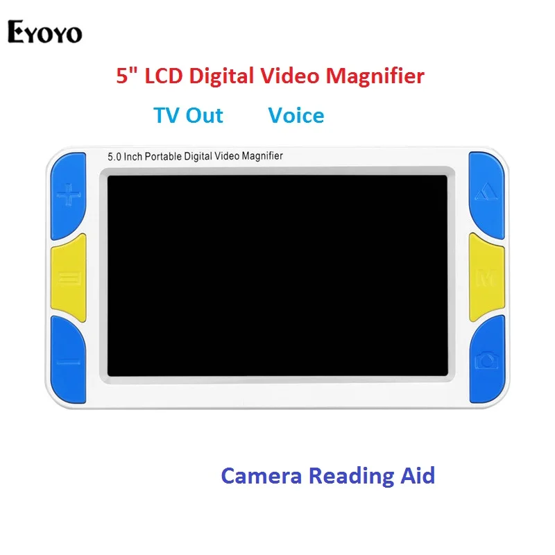 

Eyoyo 5" LCD Display Low Vision Video Magnifier electronic reading aid Digital Video Magnifier Handheld portable Video Magnifier