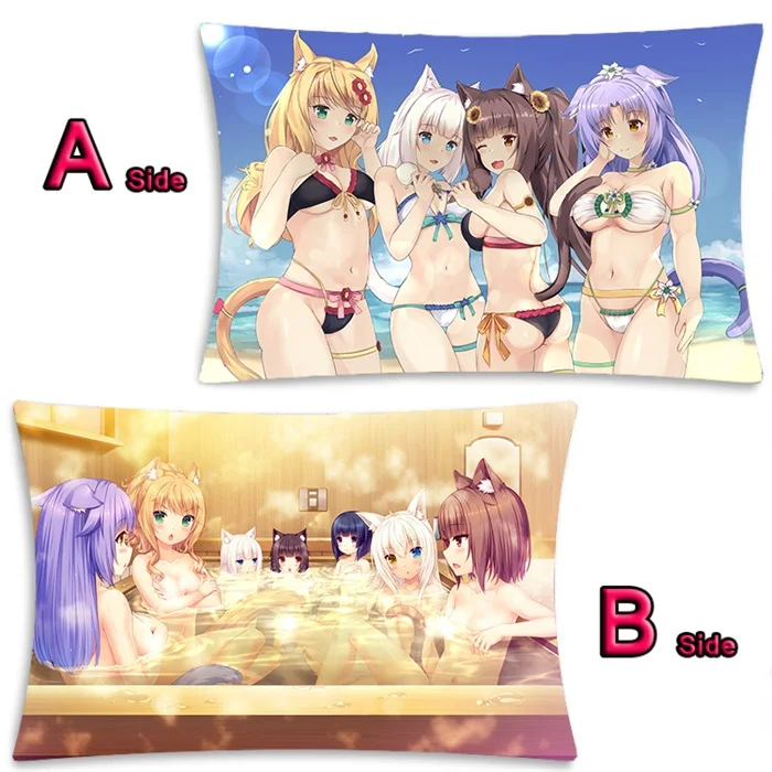 Аниме Nekopara Chocolat ванильный Azuki кокосовый клен Dakimakura обнимающий чехол для подушки для тела, наволочка для подушки, 2WAY 35x55 см - Цвет: 21