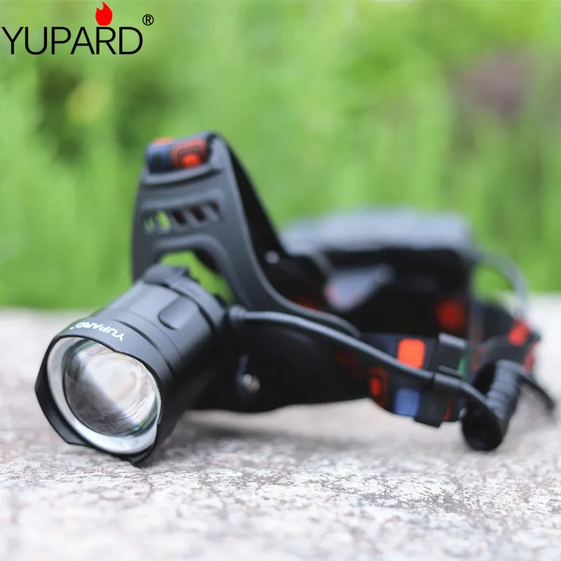 Портативный налобный фонарь Powe XHP50 светодиодный для рыбалки с USB-зарядкой 2000